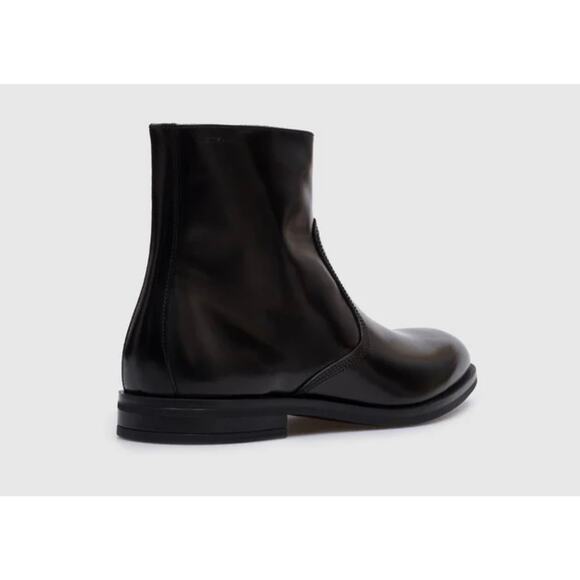 Stuart Weitzman Leather Angel Leather Zip Ankle Boots SJ201 Black Size 10M NWB main image 11